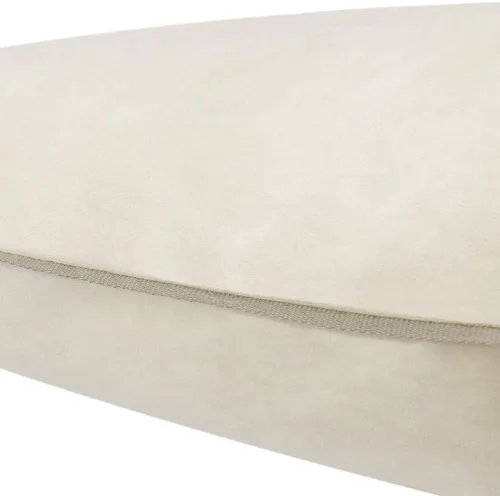 Vista 2 de KINGROSE Soft Home - Funda de almohada decorativa de terciopelo de lujo para cama, sala de estar, 14 x 24 pulgadas, color beige Funda de almohada