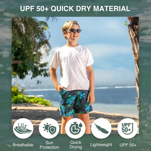 Vista 98 de Kanu Surf Traje de baño Yolo de secado rápido UPF 50+ para niños