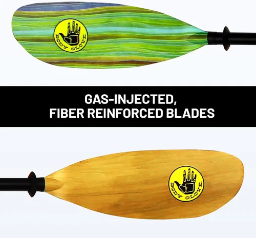 Vista 2 de Body Glove Slider Pro Paddle - Paletas de kayak para adultos, paleta de kayak ajustable con medidas grabadas con láser y área de agarre, remo