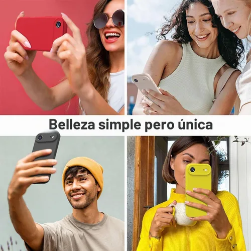 Vista 5 de LOVE 3000 Diseñada para Funda iPhone Air, Silicona Premium [Compatible con Magsafe][Forro de Microfibra Suave Anti-Rayones] Funda Protectora