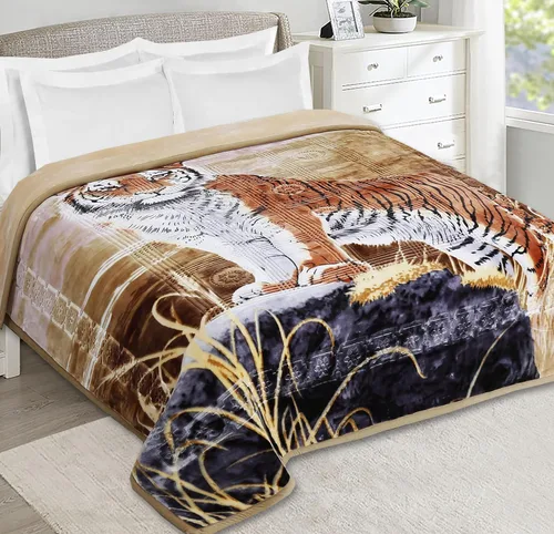 Vista 9 de Nest - Manta acogedora y cómoda de visón coreano para invierno (01 - melocotón, Queen (79 x 94 pulgadas)