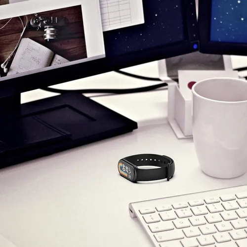 Vista 5 de LOKEKE Compatible con Xiaomi Band 8 Correa de repuesto - Correa de silicona de repuesto compatible con Xiaomi Band 8 (pines de acero inoxidable)