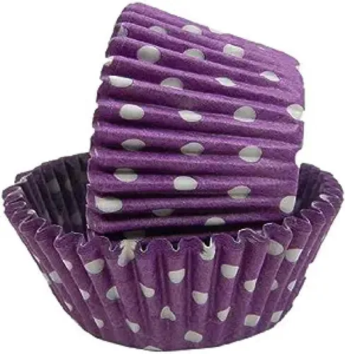 Vista 10 de Regency Wraps Vasos para hornear de grado profesional a prueba de grasa, paquete de 40 unidades, forros estándar, guingam negro, para cupcakes Negro
