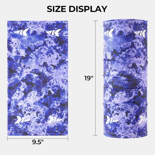 Vista 4 de KastKing Sol Armis - Polaina para el cuello, máscara facial UPF 50, máscara de protección solar UV para hombres y mujeres, pesca, senderismo E