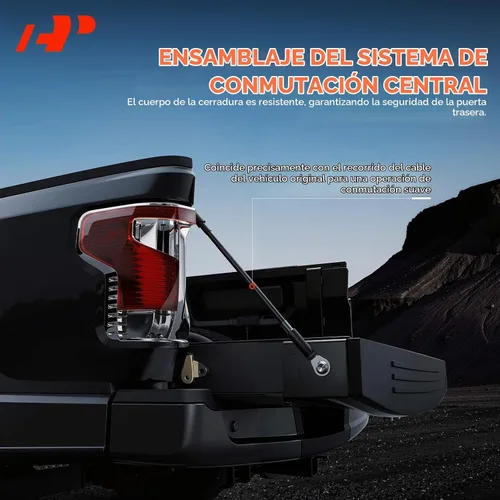 Vista 4 de A-Premium Kit de Reconstrucción de Puerta Trasera de 31 Piezas Compatible con Toyota Tundra 2000-2006, Marco de Manija de Puerta Trasera, Bisagra