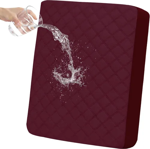 Vista 21 de Easy-Going Funda de cojín impermeable para silla, antideslizante, a prueba de fugas, acolchada y elástica, protector de muebles para perros, Beige