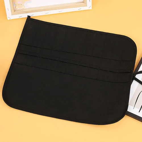 Vista 3 de Funny live Portapinceles para Suministros de Arte, Soporte para Pinceles de Artista y Organizador de Almacenamiento Estuche Bolsa Enrollable