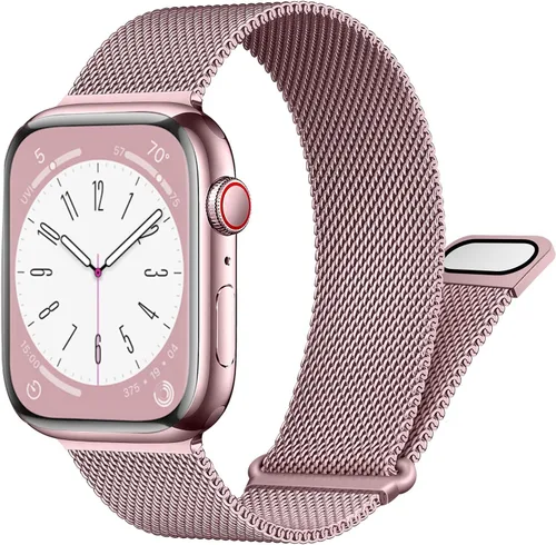Vista 13 de Correa milanesa para Apple Watch Band de 1.575 pulgadas, 1.732 pulgadas, 1.614 pulgadas, 1.772 pulgadas, 1.654 pulgadas, 1.614 pulgadas, 1.614