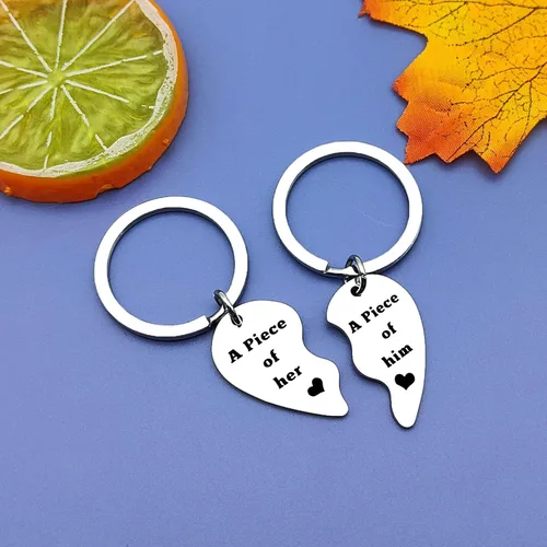 Vista 5 de Llavero de regalo para pareja, novio, novia, marido, esposa, regalo de cumpleaños, día de San Valentín, regalo para novio, marido, aniversario