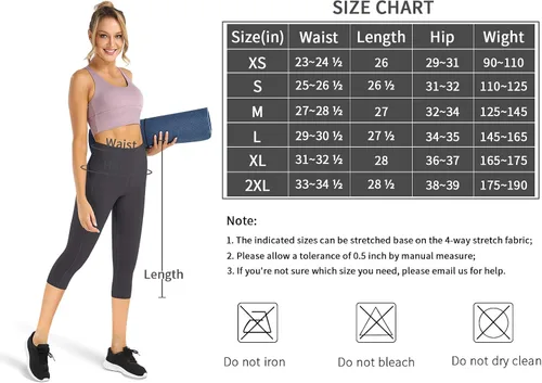 Vista 7 de Fengbay Pantalones de yoga de cintura alta, pantalones de yoga con bolsillo, control de abdomen, entrenamiento, correr, leggings de yoga elásticos
