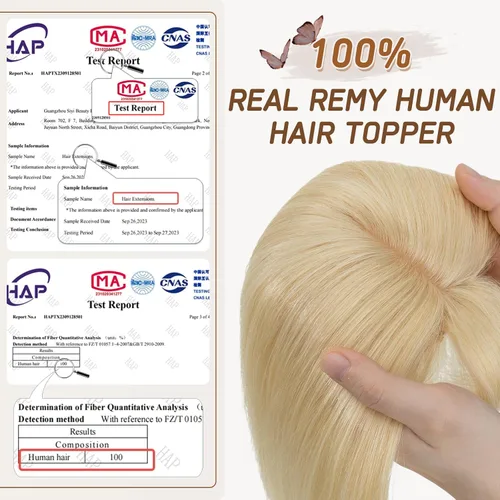 Vista 61 de Rich Choices Pelucas con topper de cabello para mujeres, cabello humano real 100% Remy, sin flequillo, para mujeres con adelgazamiento en la parte