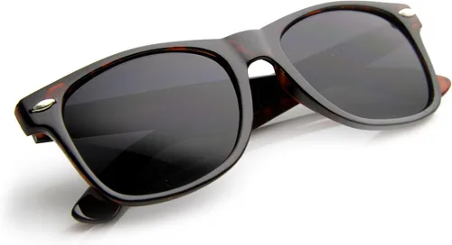 Vista 4 de Gafas clásicas de los años 80, retro, con borde de cuerno grande