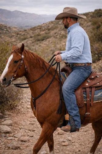 Vista 2 de CHALLENGER Horse Horse Western Leather Round Braided Supple Roper Reins 6651