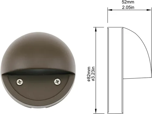 Vista 5 de Lumina Lighting® Luces de cubierta de paisaje de 2 W (paquete de 12) luces de bajo voltaje impermeables – Iluminación de patio al aire libre 12V