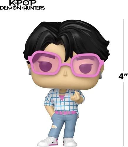 Vista 3 de Funko Pop! Animation: Kpop! Demon Hunter - Jinu - 1/6 probabilidades para variante de persecución rara - Figura de vinilo coleccionable - Idea