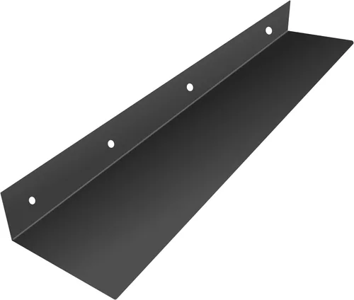 Vista 12 de SIMOND STORE Estantes flotantes de metal blanco, estantes pequeños de 12 x 8 pulgadas para juegos montados en la pared, consolas, PlayStation, TV
