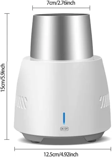 Vista 2 de Mini refrigerador portátil eléctrico de verano enfriador de bebidas hervidor de agua de bebida instantánea taza de enfriamiento rápido instantáneo