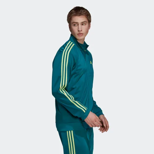 Vista 4 de adidas Chaqueta deportiva Essentials de 3 rayas para hombre