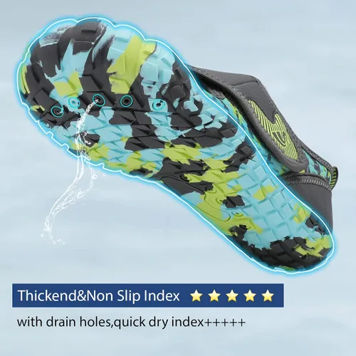 Vista 5 de Spesoul Zapatos de agua para mujer y hombre, para natación, playa, secado rápido, para piscina, senderismo, entrenamiento, deportes acuáticos al