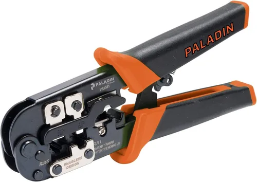 Vista 3 de Paladin Tools PA4908 - Kit de herramientas de red - Kit de técnicos VDV - Cortador de cables, pelacables, tijeras, herramienta de perforación