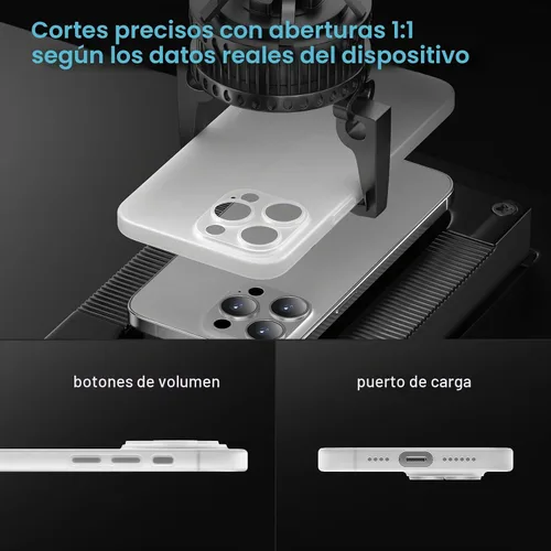 Vista 5 de memumi Funda ultradelgada para iPhone 15 Pro, cubierta para lente de cámara, protección completa, 0.012 in, revestimiento ligero mate, carcasa