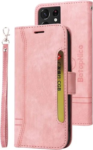 Vista 75 de Funda tipo cartera para Samsung Galaxy S20, piel sintética, con función atril, ranuras para tarjetas, funda plegable con tapa, funda protectora