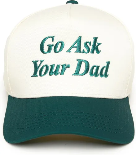 Vista 21 de Funky Junque Gorra Trucker Snapback Boy Mom - Verde/Beige