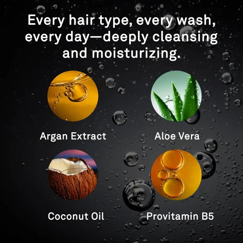 Vista 5 de Hawthorne Juego de champú y acondicionador para hombre todo el día. Champú y acondicionador sin sulfato con aceite de aguacate puro y aloe para un