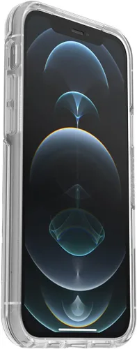 Vista 6 de OtterBox Symmetry - Funda con MagSafe para iPhone 12 y iPhone 12 PRO (solamente), embalaje no minorista, transparente