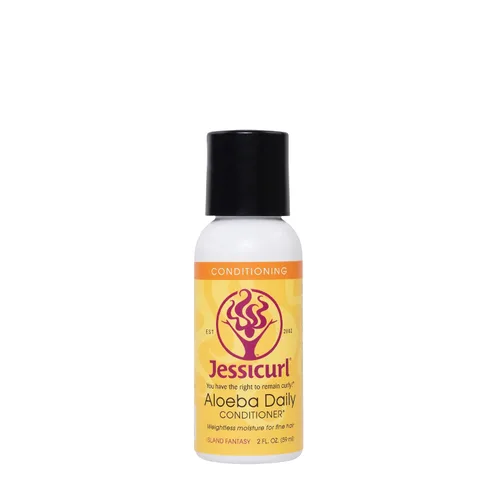 Vista 8 de Jessicurl Aloeba - Acondicionador diario para cabello rizado, lavanda cítrica, acondicionador sin enjuague de 32 onzas líquidas y solución