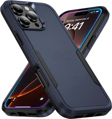 Vista 39 de Funda compatible con iPhone 11, protección resistente, a prueba de golpes, a prueba de caídas, a prueba de polvo, antiarañazos, para 11, color negro