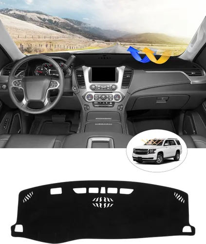 Vista 20 de CARTIST Cubierta de tablero Compatible con Toyota 4Runner 2010-2023 2024 Cubierta de tablero para 4Runner Accesorios Alfombra antideslizante
