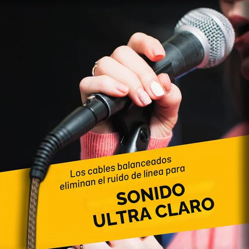 Vista 8 de GLS - Cable de conexión para micrófono de audio, 15 pies, 1 paquete
