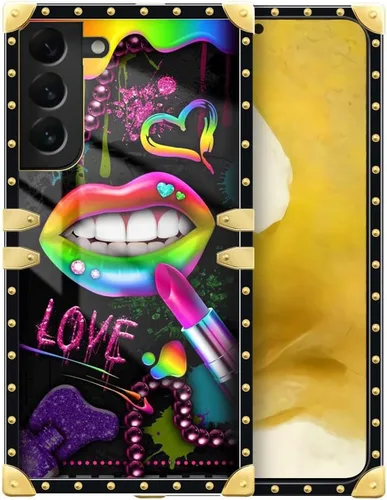 Vista 67 de Funda compatible con Samsung Galaxy S10 4G, TPU suave de lujo y parte trasera de policarbonato duro para niñas y mujeres, funda protectora a prueba