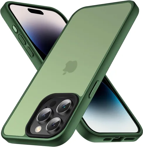 Vista 7 de Yriklso Funda para iPhone 15, a prueba de golpes para iPhone 15, protección contra caídas de grado militar, carcasa protectora rígida delgada