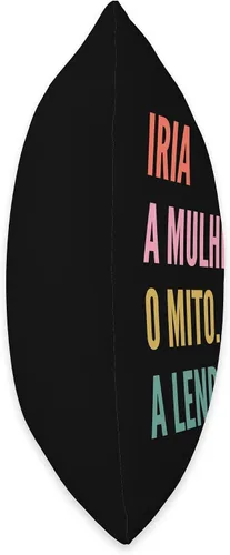 Vista 2 de Funny Portuguese First Name Design - Iria Throw Pillow