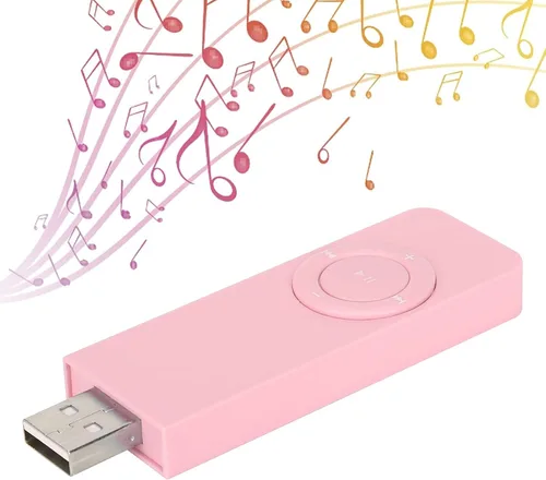 Vista 2 de Reproductor de MP3, compatible con formatos MP3 y WMA, expansión de memoria de 32 GB, diseño de moda, batería de litio recargable, auriculares