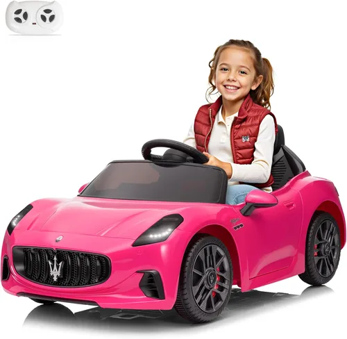 Vista 9 de Winado Maserati - Coche eléctrico con licencia de 12 V para niños pequeños Negro