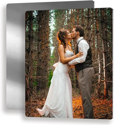 Vista 7 de Custom Style Impresiones de metal personalizadas con tus fotos Impresiones de fotos de metal personalizadas para arte de pared, regalo de foto