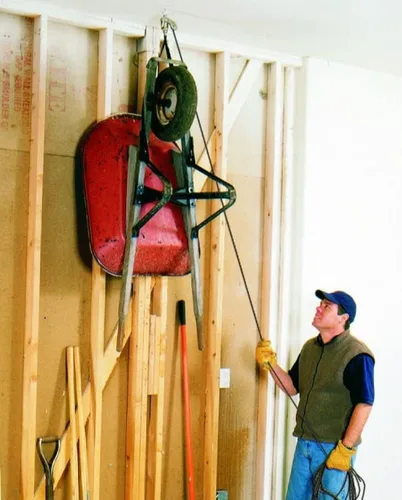 Vista 2 de HARKEN - Elevador de techo para almacenamiento de garaje Sistema de 1 punto