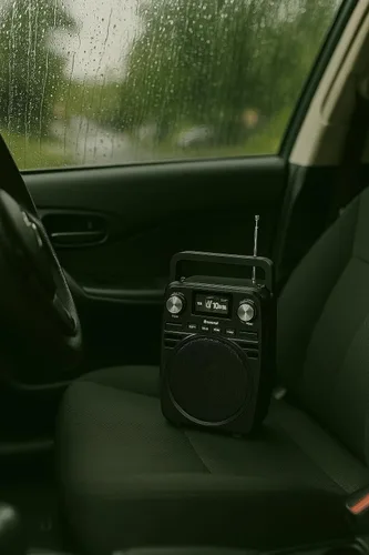 Vista 2 de SuperSonic Radio portátil Bluetooth de 4 bandas, negro (SC-1390BT)