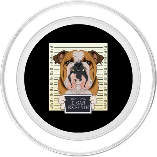 Vista 2 de Dear Dad I Can Explain Bulldog Inglés Dad I English Bulldog PopSockets MagSafe PopGrip para iPhone