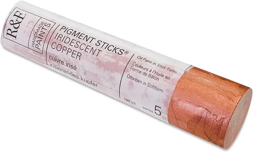 Vista 158 de R&F Handmade Paints - Pigmento profesional al óleo en barra, naranja lizarina, 6.4 fl oz