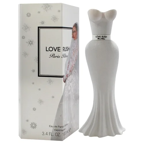 Vista 3 de Paris Hilton Love Rush Eau de Parfum - Perfume en aerosol para mujer, fragancia floral, notas de bergamota italiana, gardenia, sándalo y vainilla