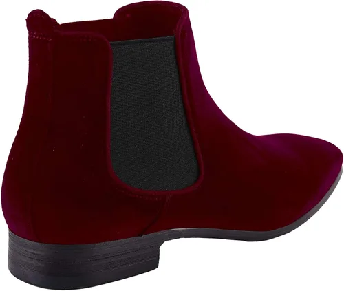 Vista 2 de Jeder S Botas Chelsea para hombre, zapatos de cuero de terciopelo, botas negras, calzado para hombre, botas de piel de felpa cálida para hombres
