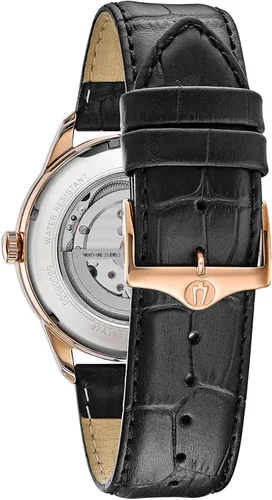 Vista 3 de Bulova Mens Classic Automatic Watch with Leather Strap