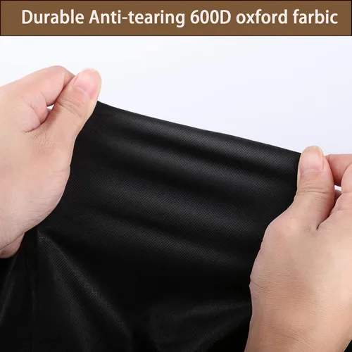 Vista 4 de Funda pequeña para muebles de exterior, fundas cuadradas de 15 pulgadas para mesa de patio, impermeable, para mesa auxiliar pequeña, 15 x 15 x 18