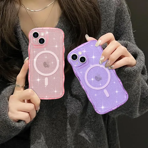 Vista 142 de Pepmune Funda magnética para iPhone 17 Pro Max, color rosa