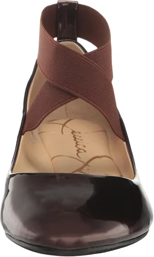 Vista 2 de Jessica Simpson Mandayss Women's Pull-On Criss-Cross Ankle Ballet Flats Shoes