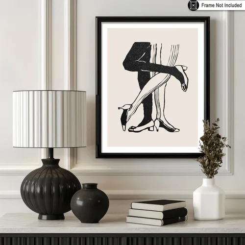 Vista 196 de Poster Master Faces Poster - Retro Women Print - Portrait Art - Sketch Illustration - Abstract Artwork - Woman Design - Chic Boho Design - Great